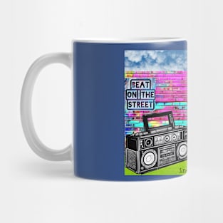 Pop Art Ave - IEM Radio Design - The Beat On The Street Mug